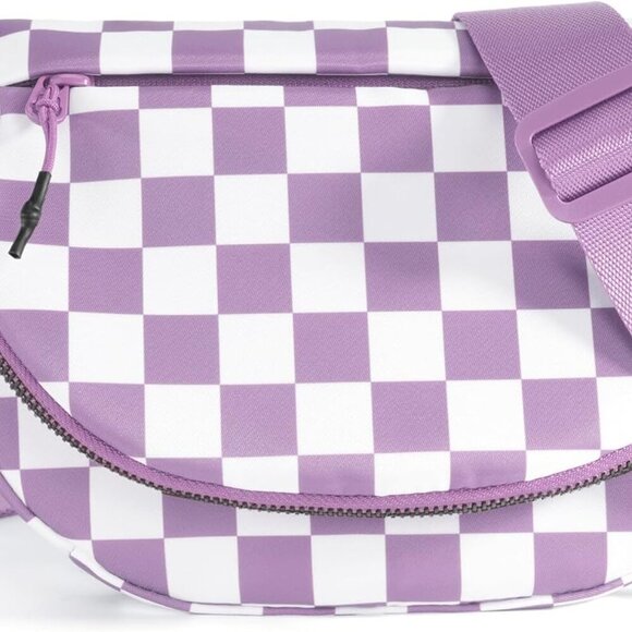 Fashionable Crossbody Checkered Bag - Secure Storage for Essentials On the Go - Picture 1 of 6